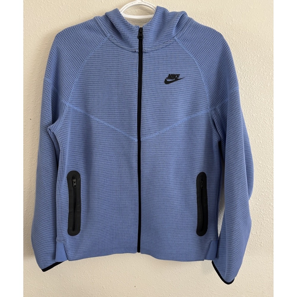 Nike Tech Fleece Big Kids XL Full Zip Hoodie Blue FJ6023-450 Winterized